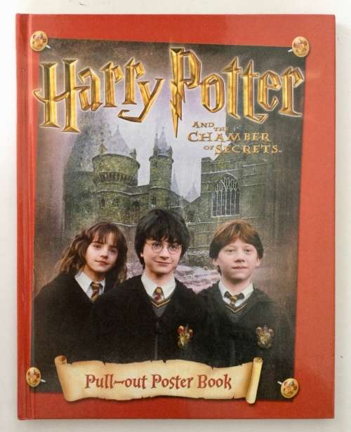 Harry Potter Pull-out Poster Book - The Chamber of Secrets. Hardcover, no dj. 2002