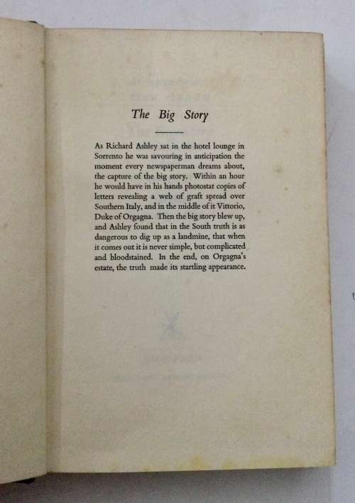 The Big Story - Morris West. Hardcover no dj. 1st Ed. 1957