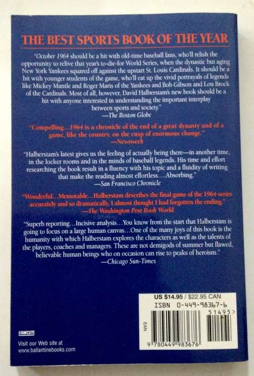 October 1964 - David Halberstam. Softcover. 1995