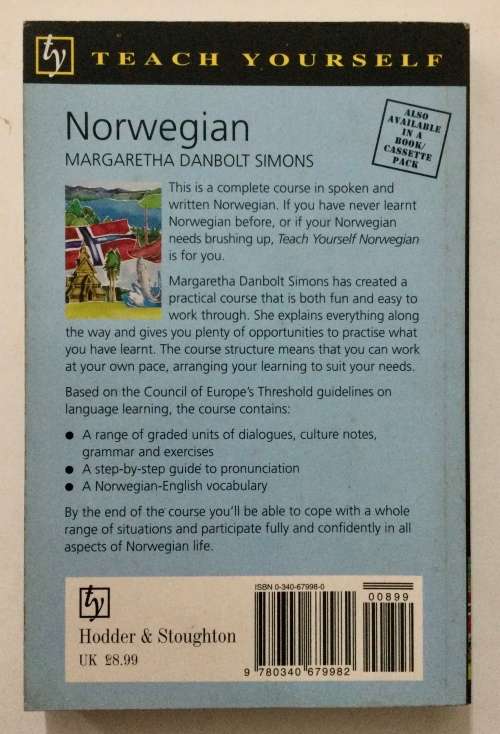 Norwegian: A Complete Course for Beginners - Margaretha Danbolt Simons. Softcover. 2002