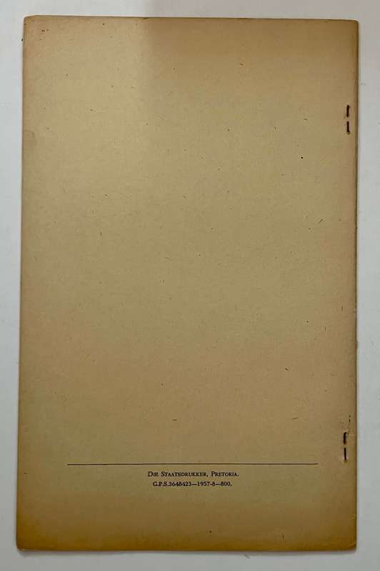 Die Invloed van Verskillende Wisselboustelsels op die Voorkoms van - Dept Landbou. SB, 1e Uitg. 1957