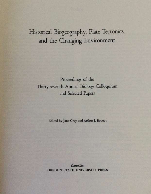 Historical Biogeography, Plate Tectonics & ... - J Gray & AJ Boucot. Hardcover w/o dj. 1st Ed. 1979