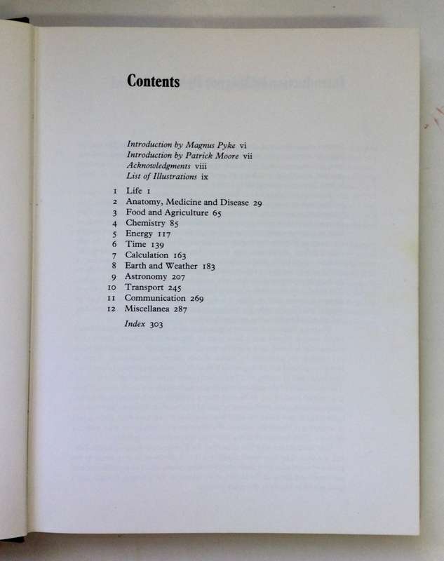Everymans Scientific Facts and Feats - Magnus Pyke and Patrick Moore. Hardcover w dj. 1st Ed. 1981
