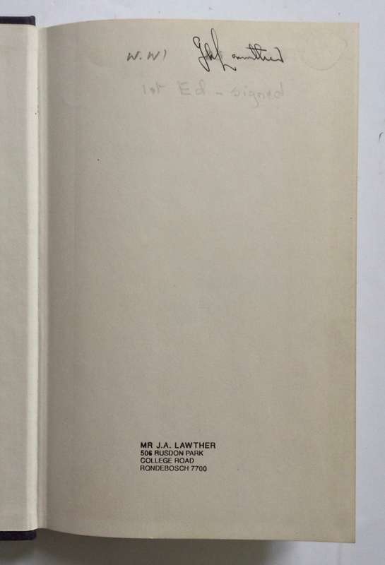 Deep As the Sea - Joy Packer. Hardcover w dj. SIGNED 1st UK Ed, 1976