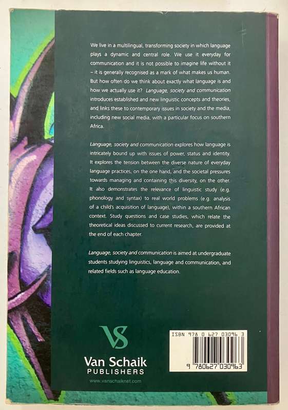 Language, Society and Communication - Zannie Bock & Gift Mheta (Ed.). Softcover, 1st Ed, 2014