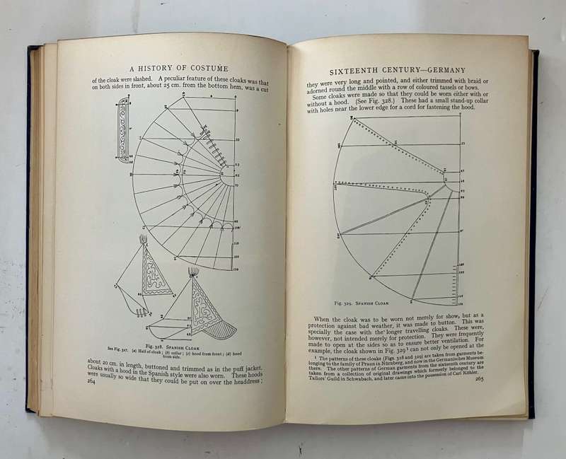 A History of Costume - C Köhler & E von Sichart. Hardcover no dj, 1st Ed. 1928