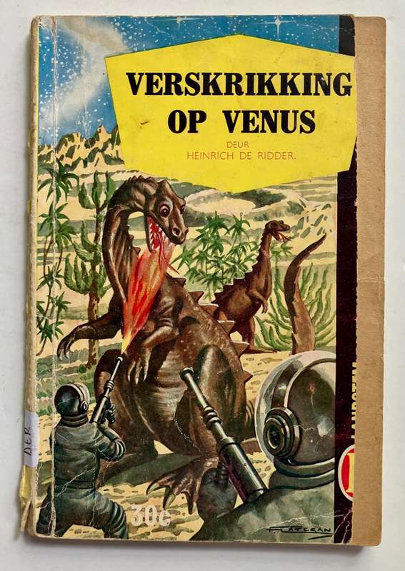 Verskrikking op Venus - Heinrich de Ridder. Sagteband, ongedateer