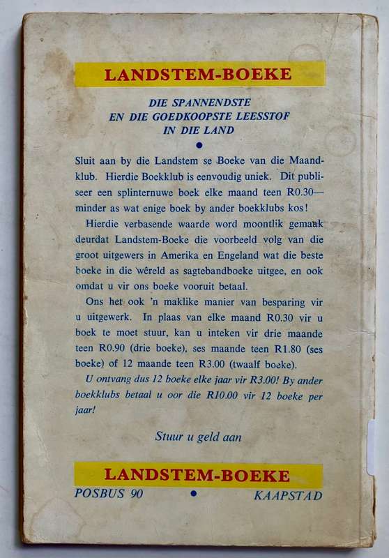 Verskrikking op Venus - Heinrich de Ridder. Sagteband, ongedateer