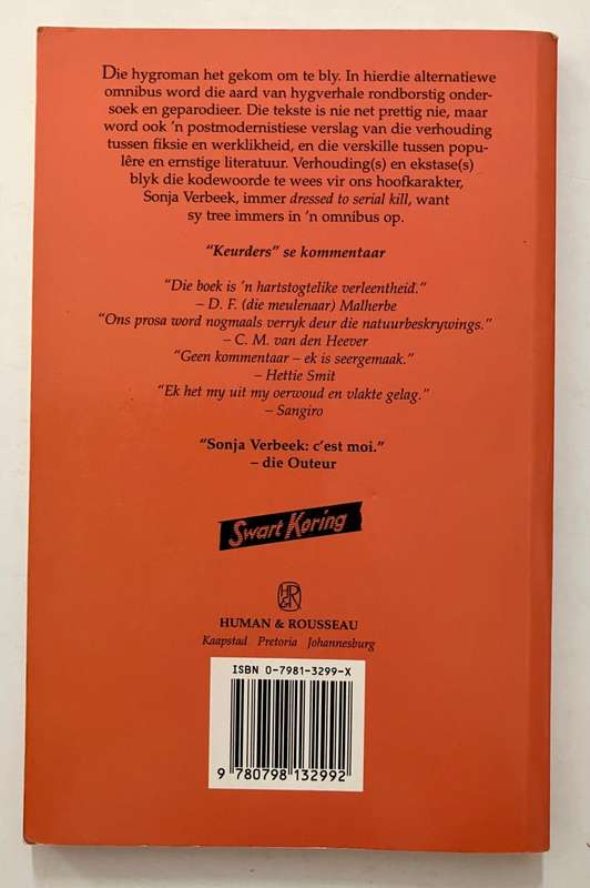 Swart Koring - Joan Hambridge. Sagteband. 1e Uitg. 1996