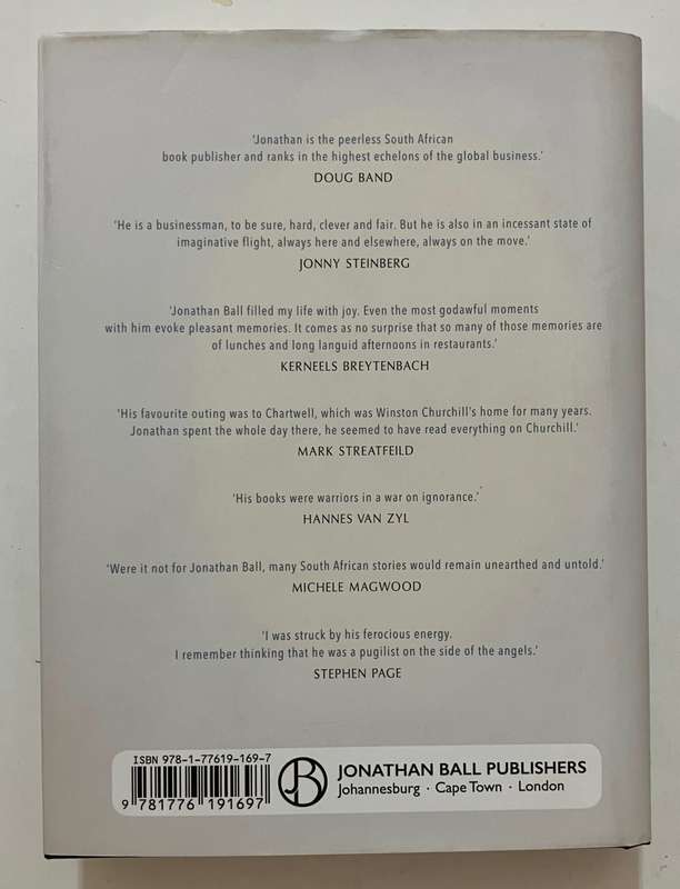Jonathan Ball - A Tribute. Michele Magwood (Ed.) AS NEW HC with dj, 1st Ed. 2021