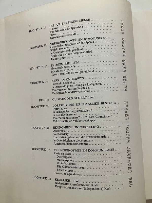 Oudtshoorn: `n Sosio-ekonomiese Studie - A Appel. Hardeband geen sj, 1e Druk, 1988