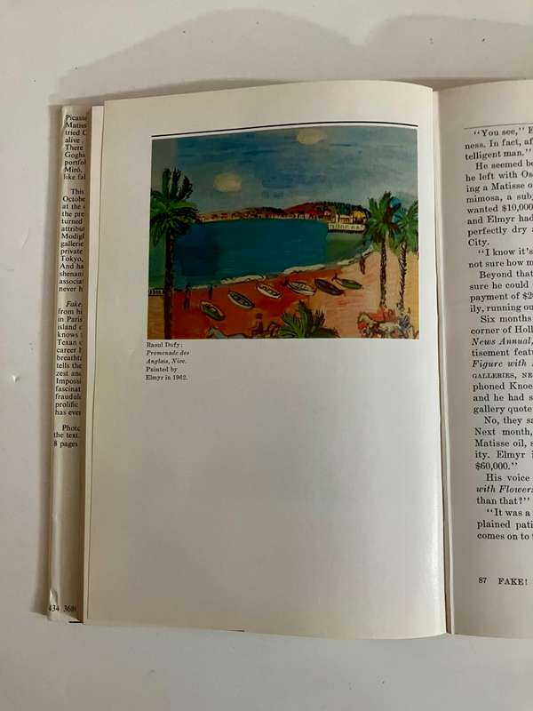 FAKE! - Clifford Irving. Hardcover w dj, 1st Ed. 1970