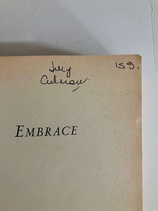 Embrace - Mark Behr. Softcover, 1st Ed. 2000