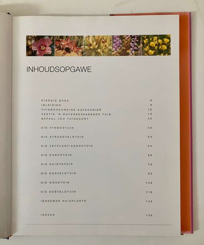 Waterbesparende Inheemse Tuinmaak - Ernst van Jaarsveld. Hardeband met sj. 1e UItg. 2000