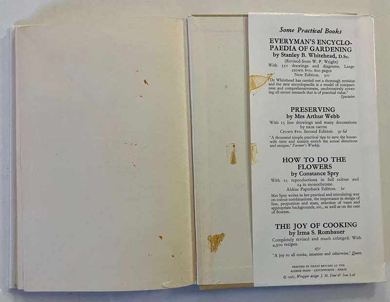 Modern Home Laundrywork - E Henney & JD Byett. Hardcover w dj, Revised Ed. 1965.