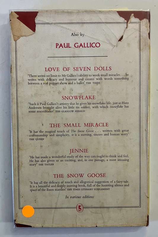 Ludmilla: A Legend of Liechtenstein - Paul Gallico. HC w dj, 1st Ed. 1955