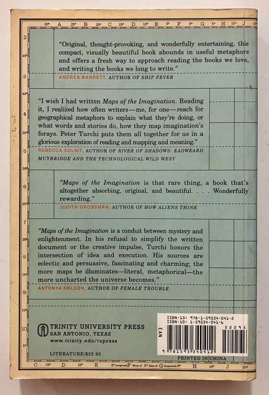 Maps of the Imagination: The Writer as Cartographer - Peter Turchi. Softcover 2004
