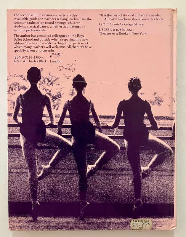 The Teaching of Classical Ballet - Joan Lawson. SCARCE Hardcover no dj, 2nd Ed. 1983