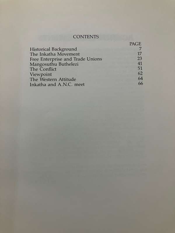 The Zulu Factor - Compiled by Cloete Breytenbach. SCARCE Softcover. 1991