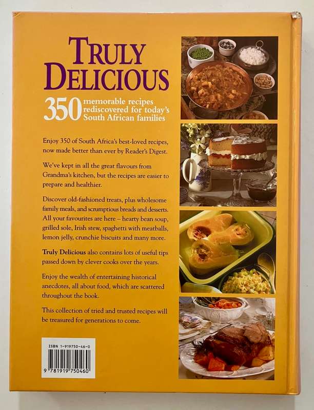 Truly Delicious - Reader`s Digest. SCARCE Hardcover no dj, 1st Ed. 2003