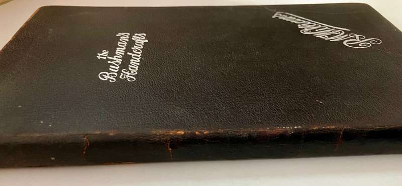The Bushman's Handcraft - RM Williams. SCARCE Leather bound 1st Ed. 5th Reprint 1957