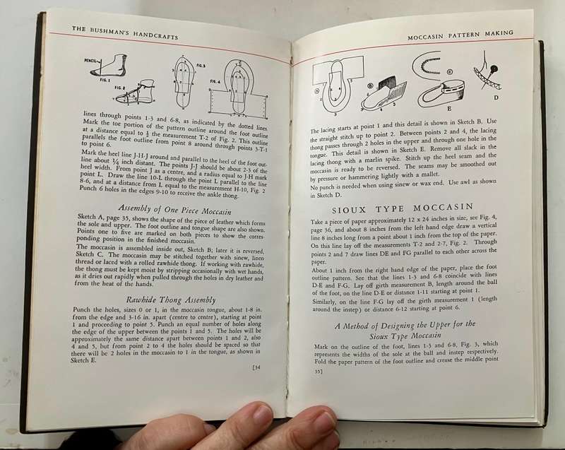 The Bushman's Handcraft - RM Williams. SCARCE Leather bound 1st Ed. 5th Reprint 1957