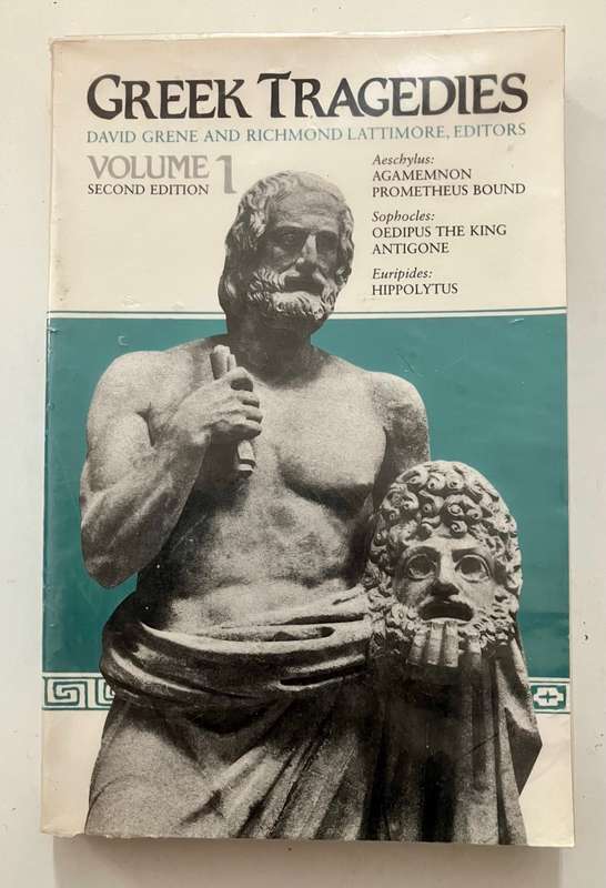 Greek Tragedies Vol 1 - D Grene & R Lattimore (Eds). Softcover, 2nd Ed. 1991