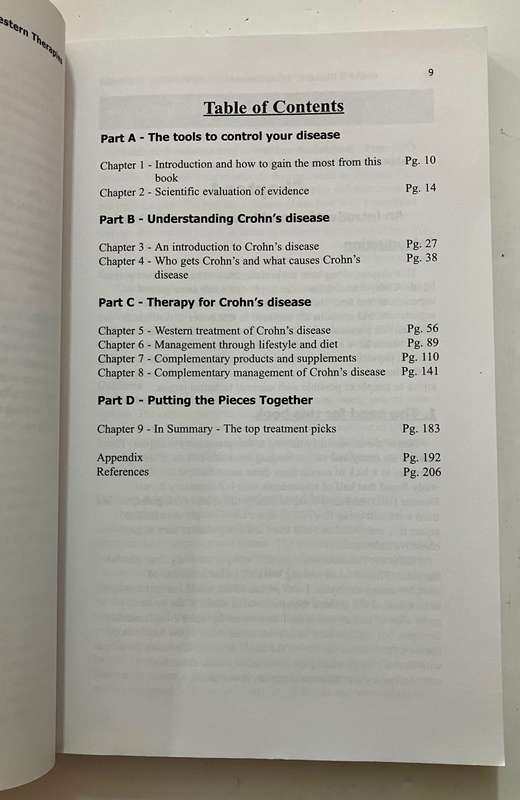 Crohn's Disease: Complementary AND Western Therapies - C Richards & D Morra MD. Softcover. 2002