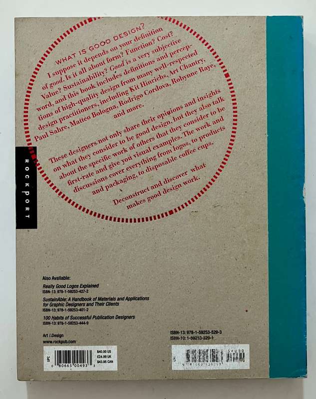 Good Design - Terry Marks with Matthew Porter. Hardcover, 1st Ed, 2009