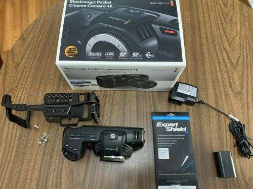 Blackmagic Design Pocket Cinema Camera 4K with Small Rig Cage