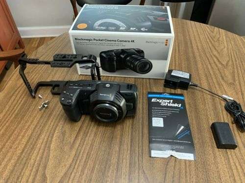 Blackmagic Design Pocket Cinema Camera 4K with Small Rig Cage