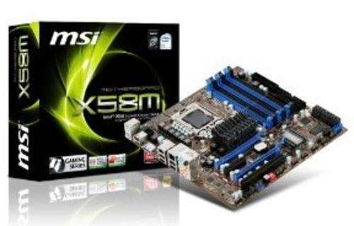 MSI X58M 1366 INTEL X58 UATX INTEL MOTHERBOARD