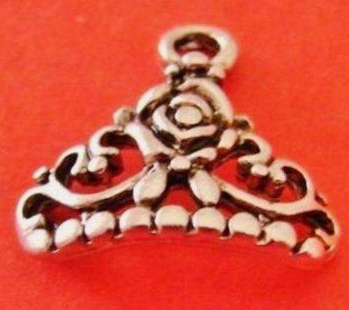 14mm Tibetan Silver Tiara Charm