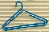 40mm x 26mm Blue Hanger Embellishment