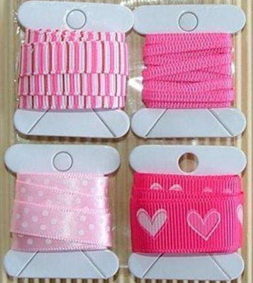 Pink Mix & Match Ribbon - Total Length 4 Meters - Less than R2.00 per Meter
