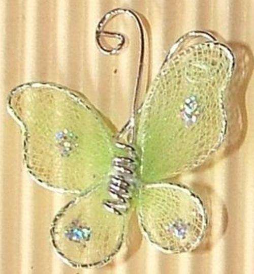 30mm Green Butterfly