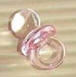 20mm x 10mm Pink Dummy Charms (Sold Individually)