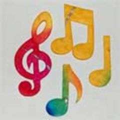 Pack of Music Notes - Batik Mulberry Paper, 10mm-40mm (10 Pieces per Pack)