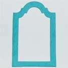 HUGE SALE - 50% OFF - BLUE ARCHED FRAME
