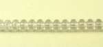 5MM CLEAR CZECH PUFFED SPACER BEADS  A+++ QUALITY  A+++ QUALITY