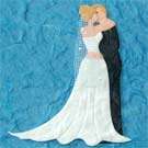 HUGE SALE - 20% OFF - THE HAPPY BRIDAL COUPLE  DIE CUT EMBELLISHMENT