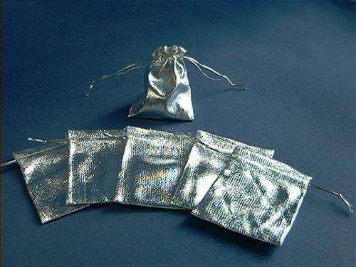 HUGE SALE  50% OFF - 130MM X 180MM SILVER POUCH
