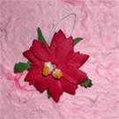 Poinsetta Embellishment - See product description for IDEA