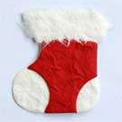 Christmas Stocking with deckled edge