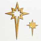 Gold "Star of Bethlehem" Embellishments