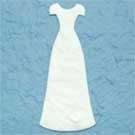 White Wedding Gown/Evening Dress