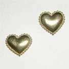 MASSIVE SALE - Gold Puffy Heart (10 Pieces) - NOW SELLING AT COST PRICE