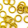 11mm GOLDTONE JUMPRINGS  -  (25 Pieces)