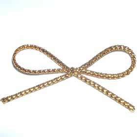 30mm Gold Bow Embellishments (15 Bows per Pack)