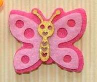 MASSIVE SALE - Fabric Butterfly - Assorted colours (2 Pieces) - NOW SELLING AT COST